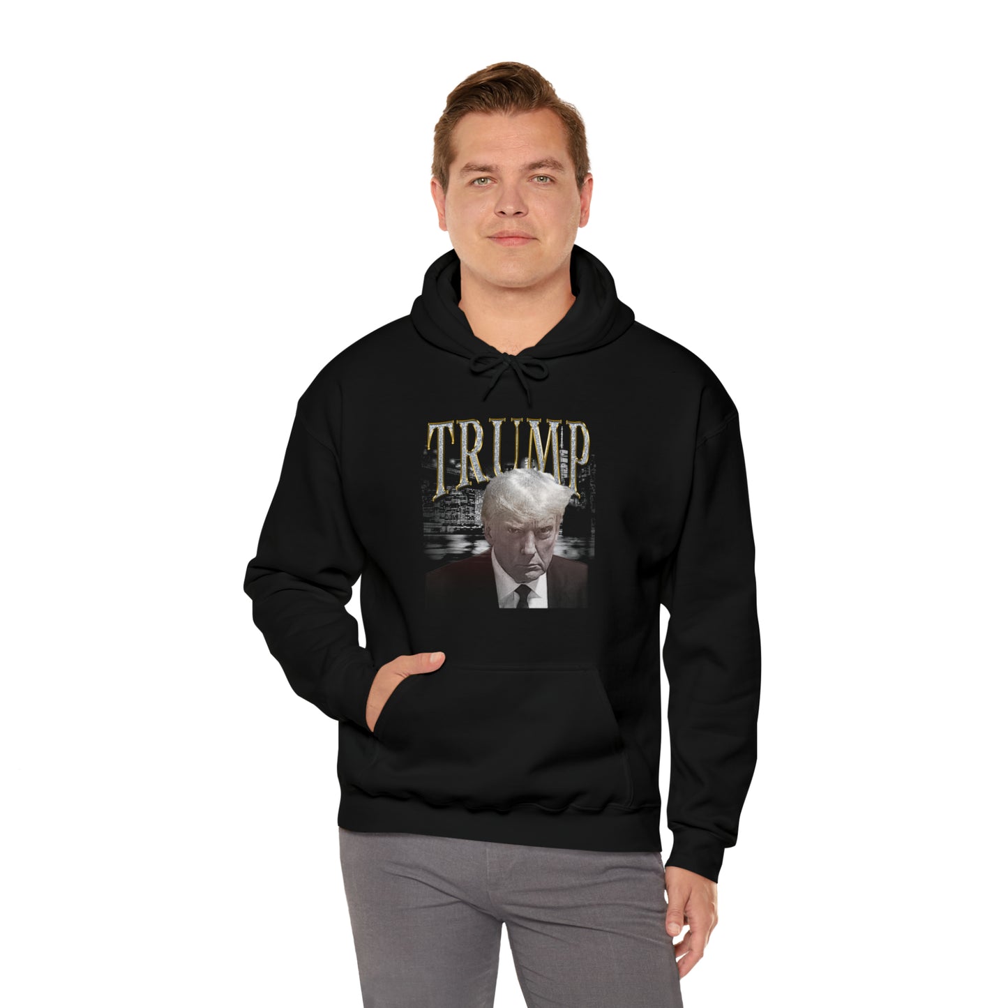 Trump Mugshot Vintage Hoodie