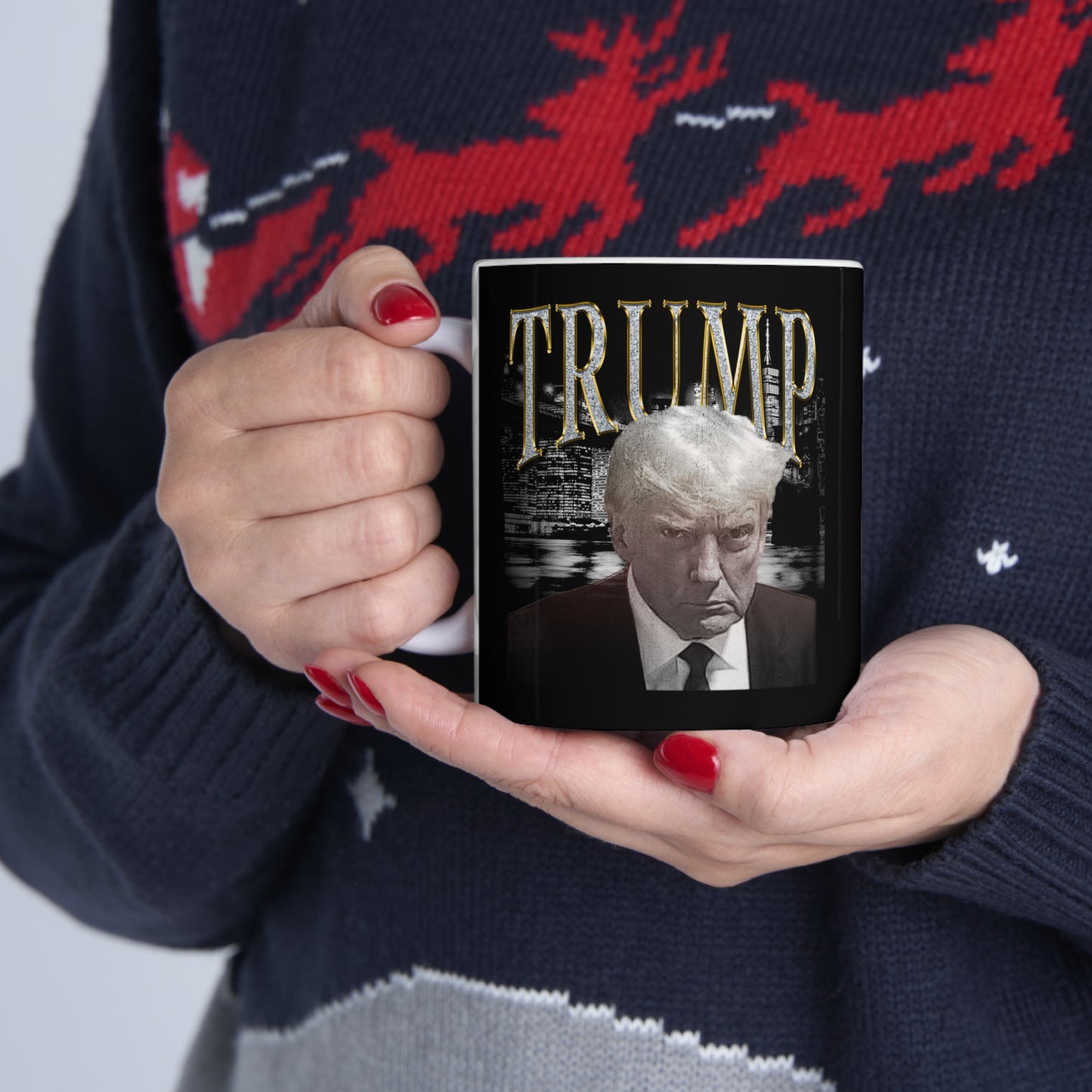 Trump Mugshot Vintage Mug