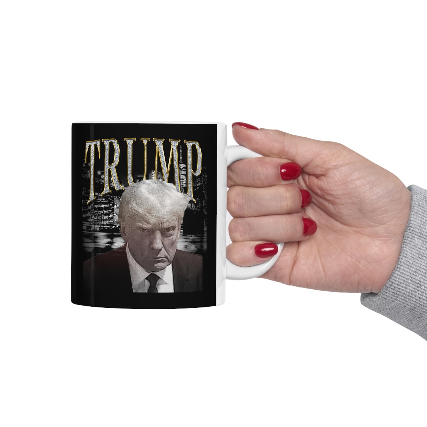 Trump Mugshot Vintage Mug