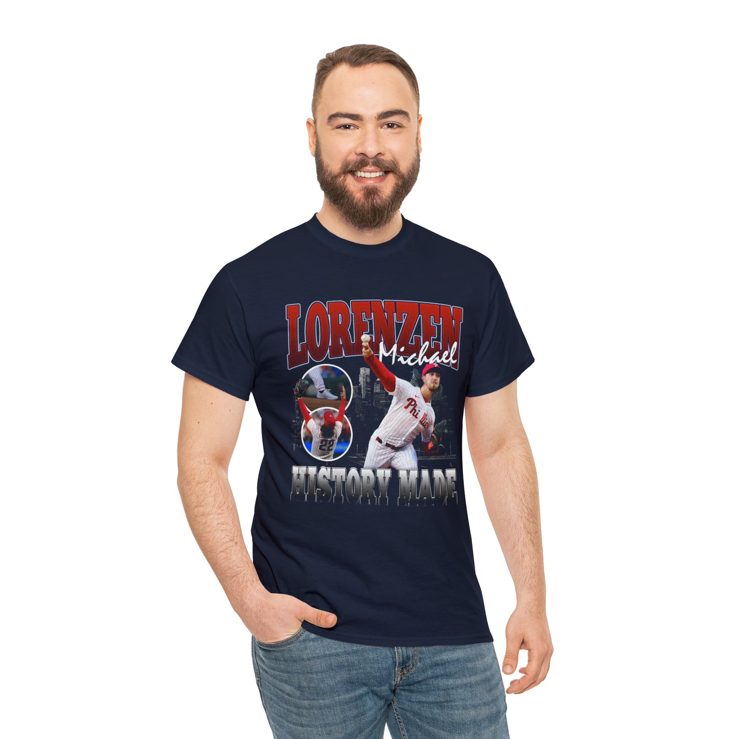 Michael Lorenzen NO HITTER HISTORY MADE Vintage Tee