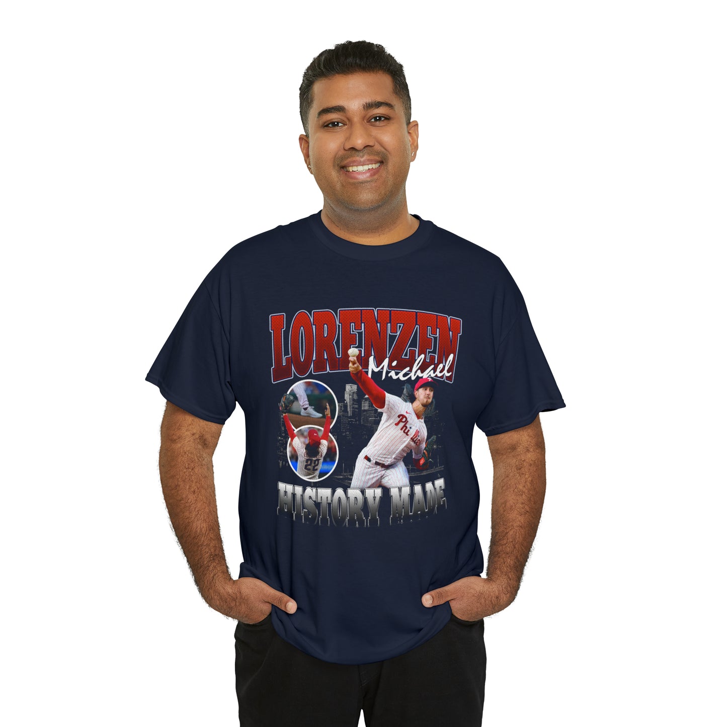 Michael Lorenzen NO HITTER HISTORY MADE Vintage Tee