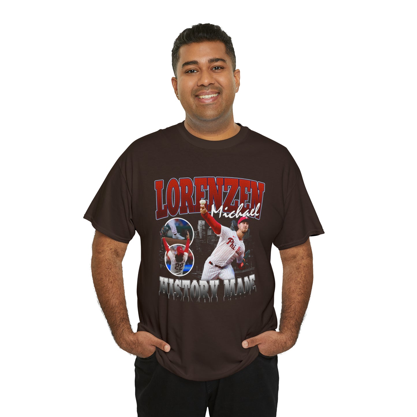 Michael Lorenzen NO HITTER HISTORY MADE Vintage Tee