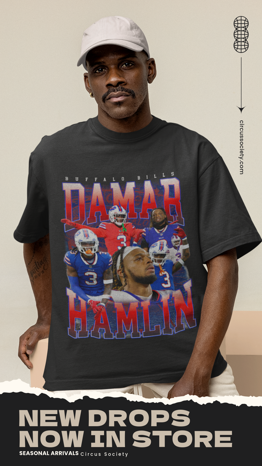 Damar Hamlin Vintage Tee